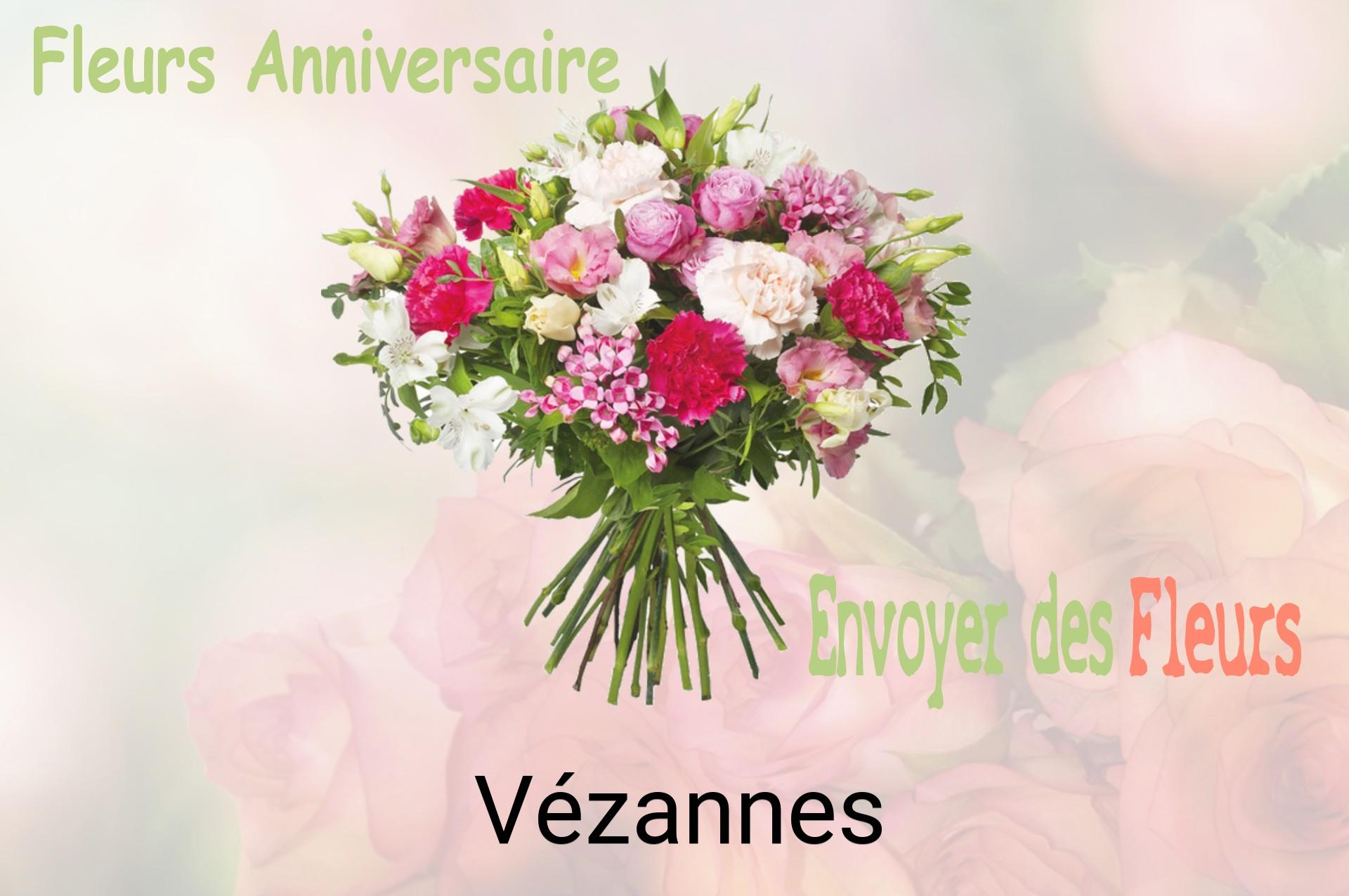 Bouquet de fleurs d’anniversaire livré à Vézannes
