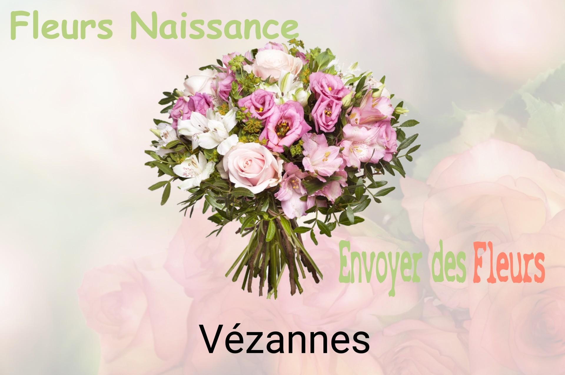 Bouquet de fleurs de naissance livré à Vézannes